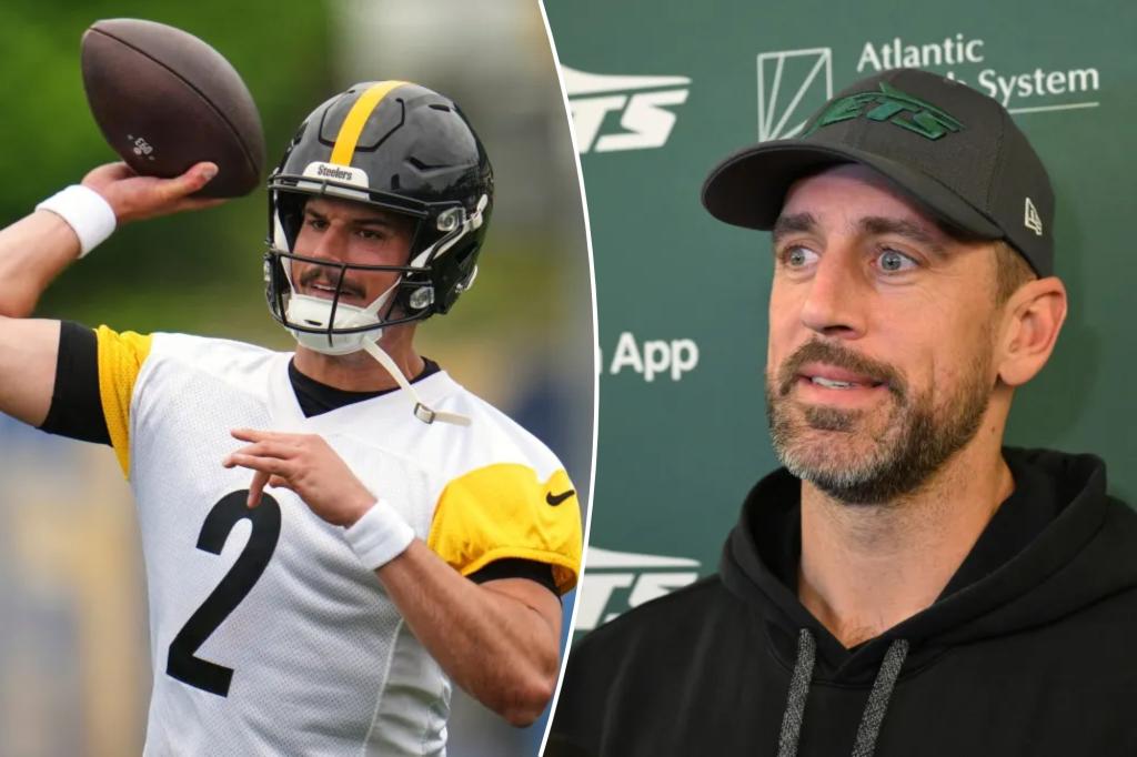 Steelers' Mason Rudolph speaks out on 'constant noise' with Aaron Rodgers