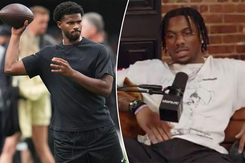 Malik Nabers fumes over NFL teams passing on Shedeur Sanders