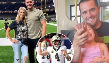 Derek Carr's wife reveals how ex-QB spent first day of NFL retirement