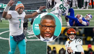 when to play Dolphins, Bills, Steelers