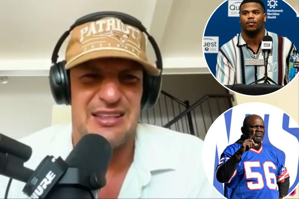 Rob Gronkowski goes off on Abdul Carter's 'crazy' number request