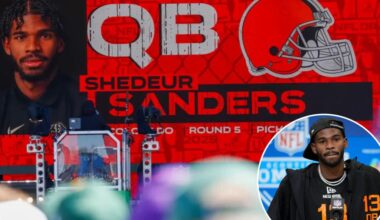 Shedeur Sanders fan suing NFL for $100 million over 'emotional distress' of QB's draft fall