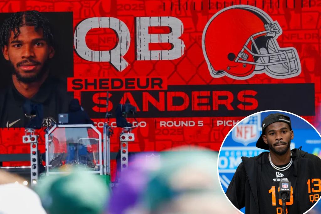 Shedeur Sanders fan suing NFL for $100 million over 'emotional distress' of QB's draft fall