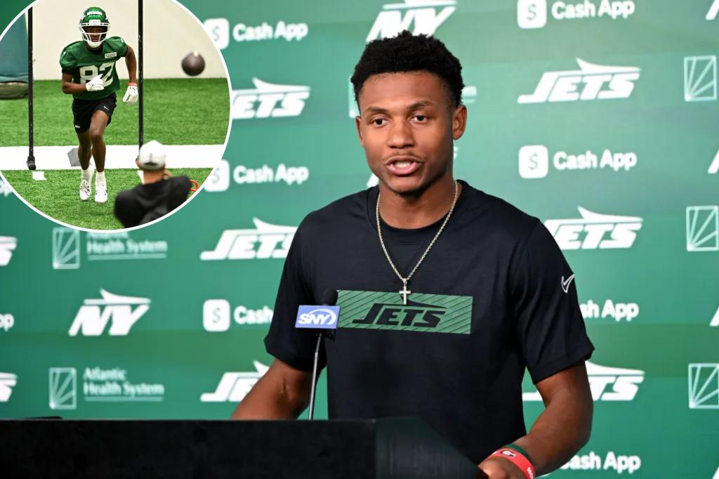 Jets rookie Arian Smith ready to put drops issue behind him