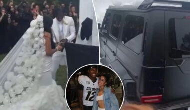 Jaguars' Travis Hunter marries Leanna Lenee in stunning wedding
