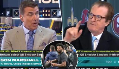 Rece Davis addresses Shedeur Sanders NFL draft debate with Mel Kiper