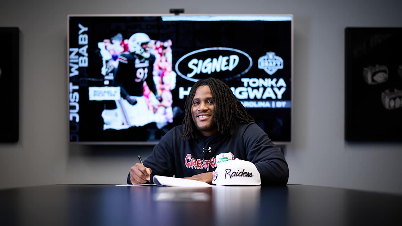Raiders sign fourth-round pick DT Tonka Hemingway