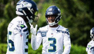 Nick Emmanwori Seattle Seahawks rookie minicamp...