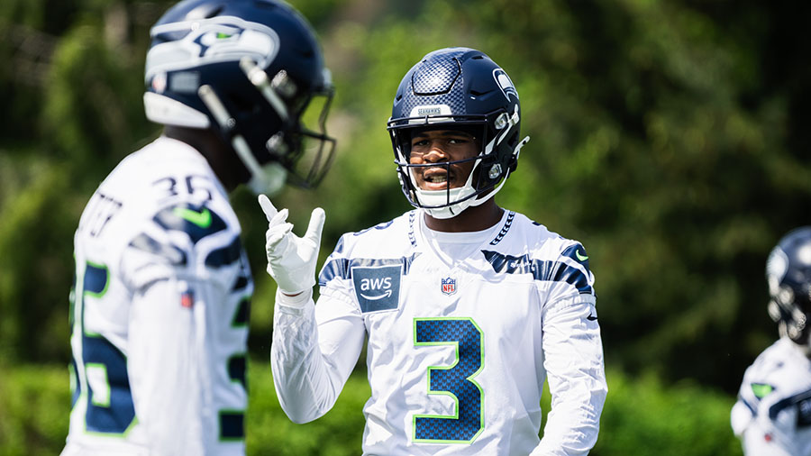 Nick Emmanwori Seattle Seahawks rookie minicamp...