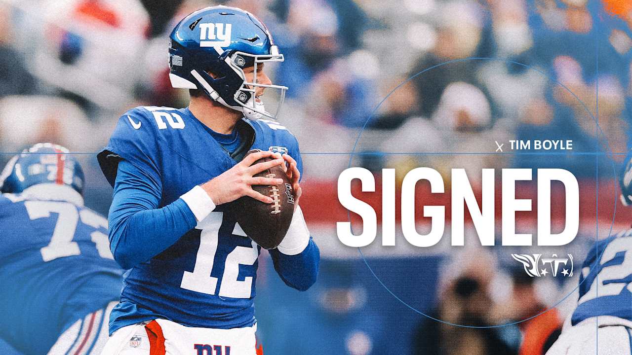 Titans Sign Quarterback Tim Boyle