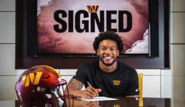 Commanders sign Lane, Medrano, Croskey-Merritt to rookie deals