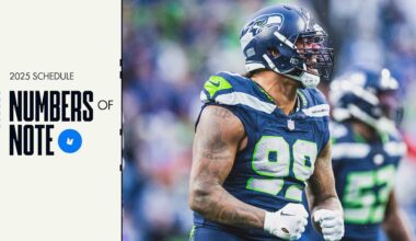 10 Numbers Of Note About the Seahawks’ 2025 Schedule