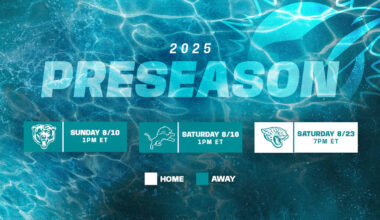 Dolphins Announce 2025 Preseason Schedule