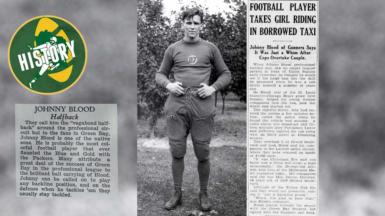 His name was Johnny Blood, not Johnny ’Blood’ McNally