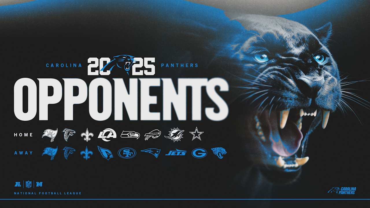 Carolina Panthers 2025 opponents are set