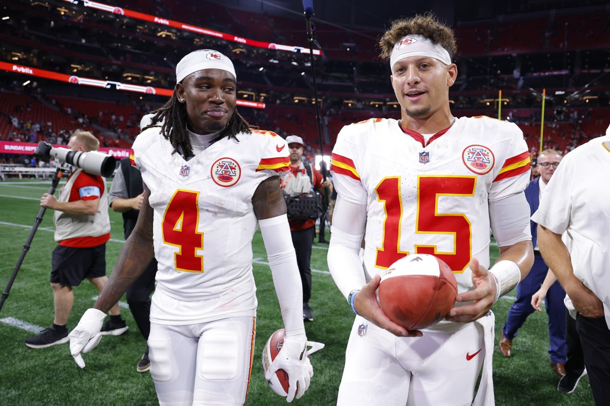 Patrick Mahomes and Rashee Rice