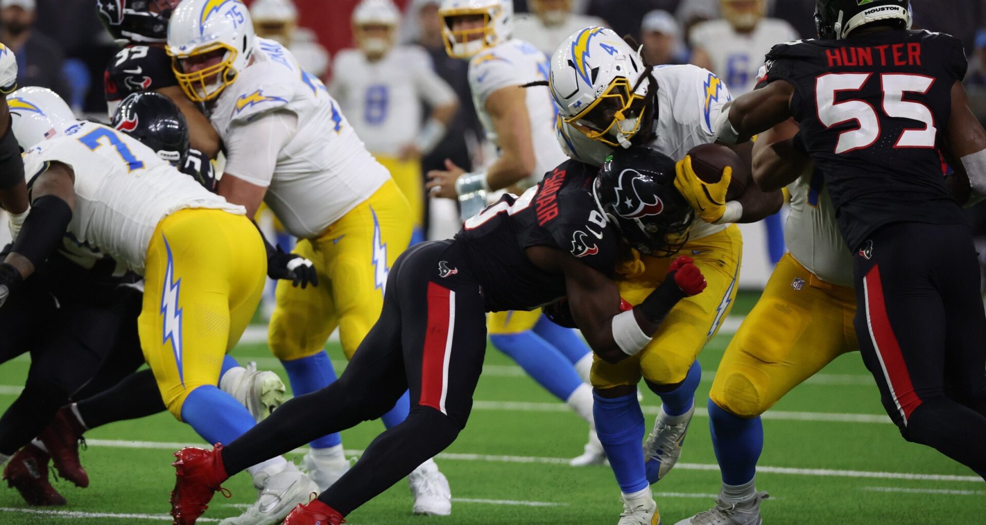 pff texans gus edwards