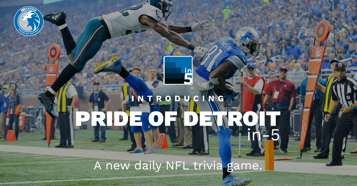 Your daily Lions trivia game, Saturday edition