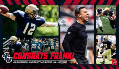 Houston Texans Special Teams Coordinator Frank Ross found out Tuesday he'll soon be inducted into the John Carroll University Athletics Hall of Fame.