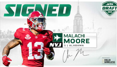 Jets Sign Alabama DB Malachi Moore to Rookie Contract