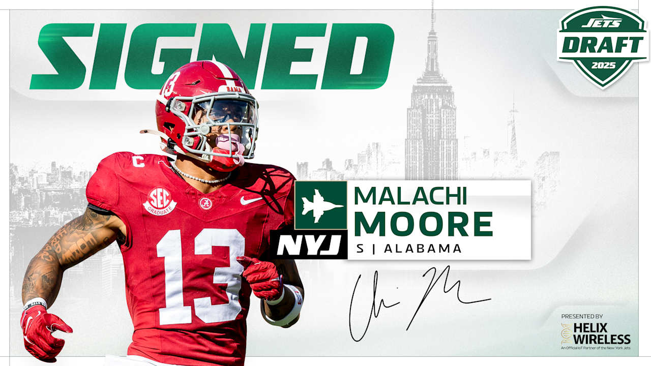 Jets Sign Alabama DB Malachi Moore to Rookie Contract