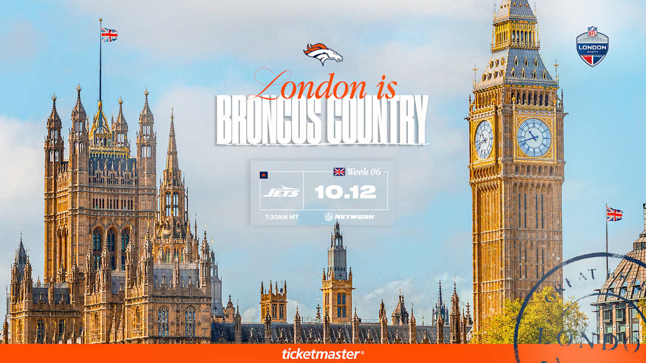 Broncos to play New York Jets at Tottenham Hotspur Stadium in NFL London Games on Oct. 12