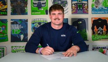 Seahawks Sign 8 of 11 2025 Draft Picks, Including First-Round Pick Grey Zabel