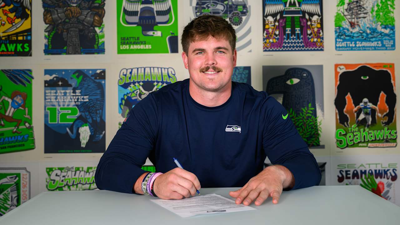 Seahawks Sign 8 of 11 2025 Draft Picks, Including First-Round Pick Grey Zabel