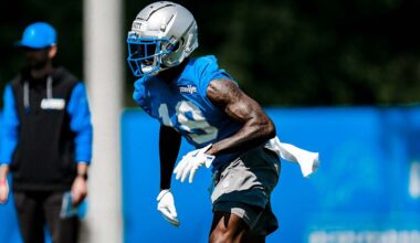 Detroit Lions rookie WR Dominic Lovett ready to 'be a sponge' & learn from veteran wide receivers
