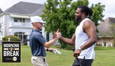 Saints tee off, team up, and train on