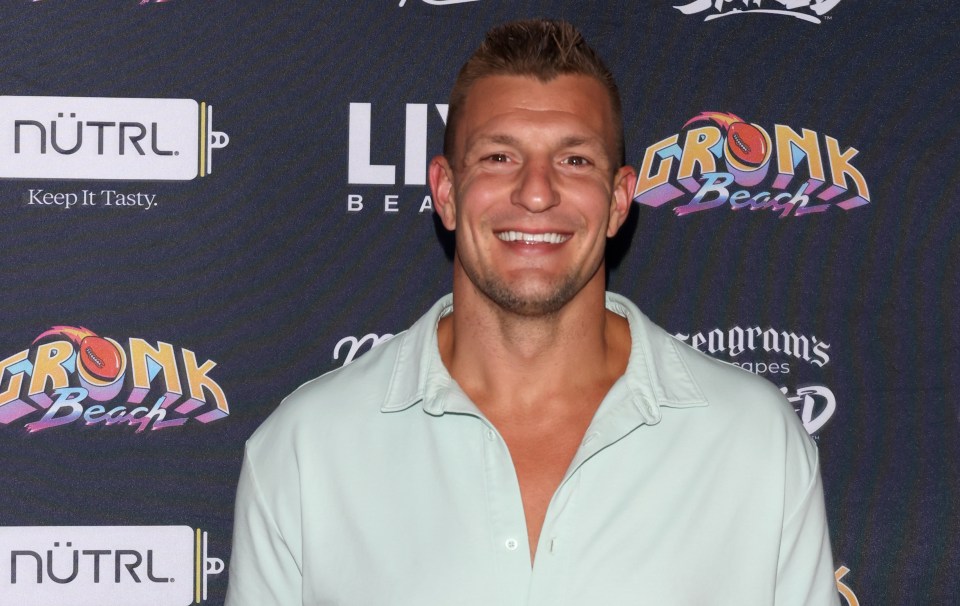 Rob Gronkowski at WrestleMania After Dark.