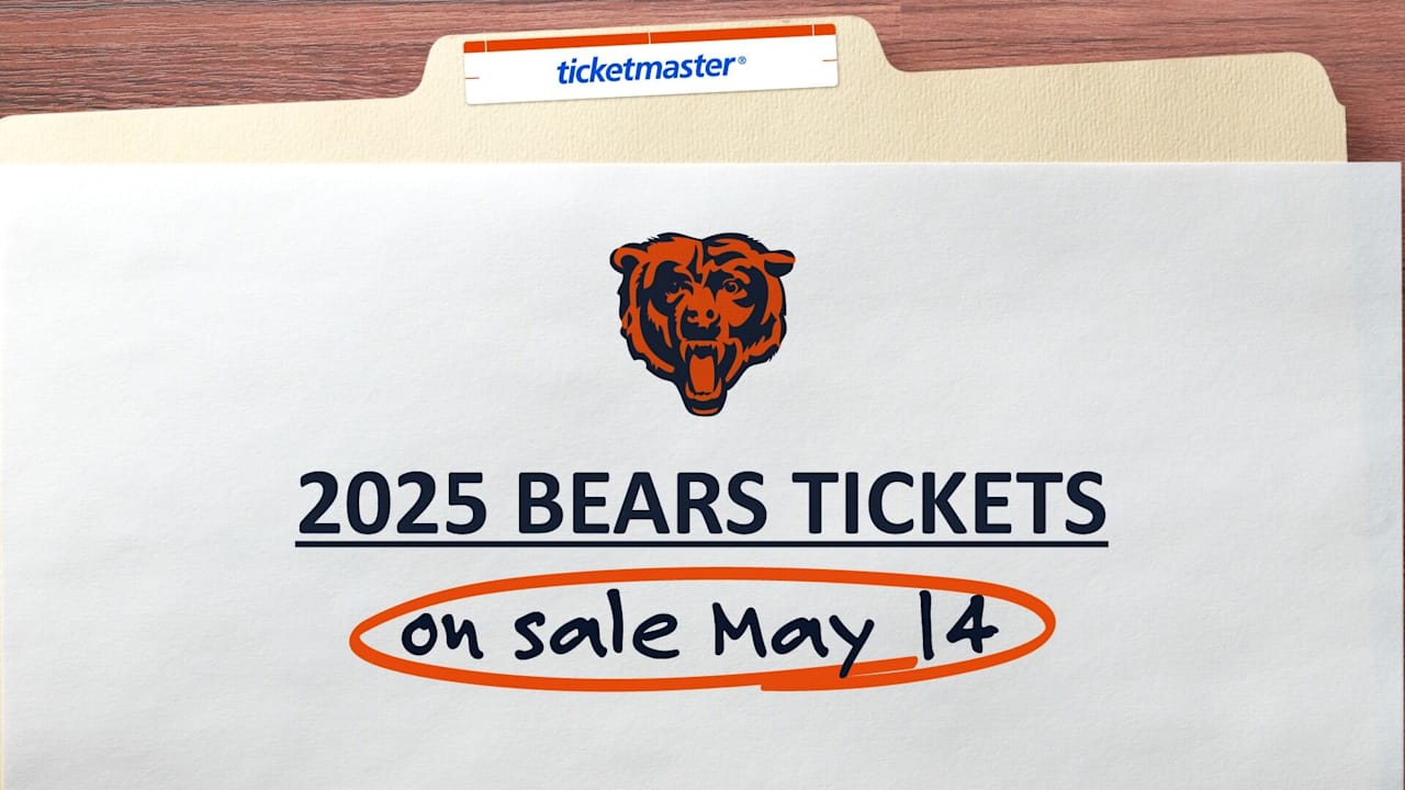 Chicago Bears to reveal 2025 schedule, single-game ticket and suite sales on May 14
