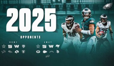 Who are the Eagles' 2025 opponents?