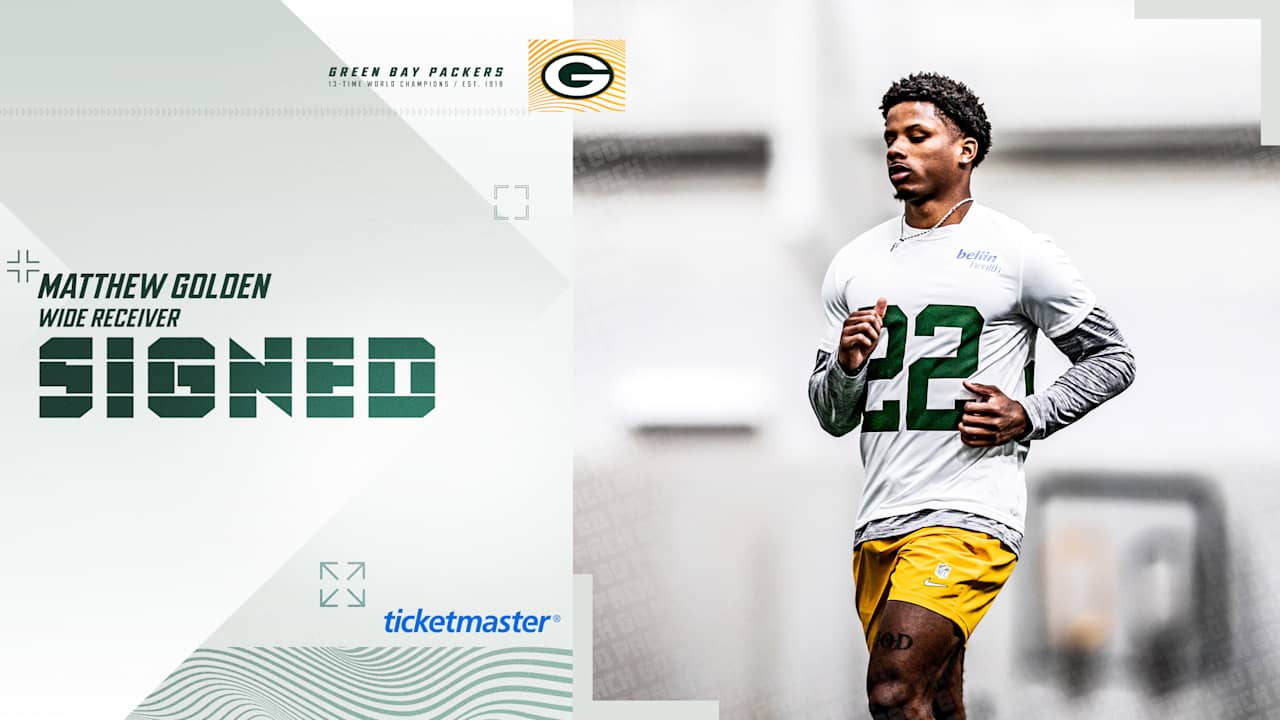 Packers sign WR Matthew Golden - Green Bay Packers