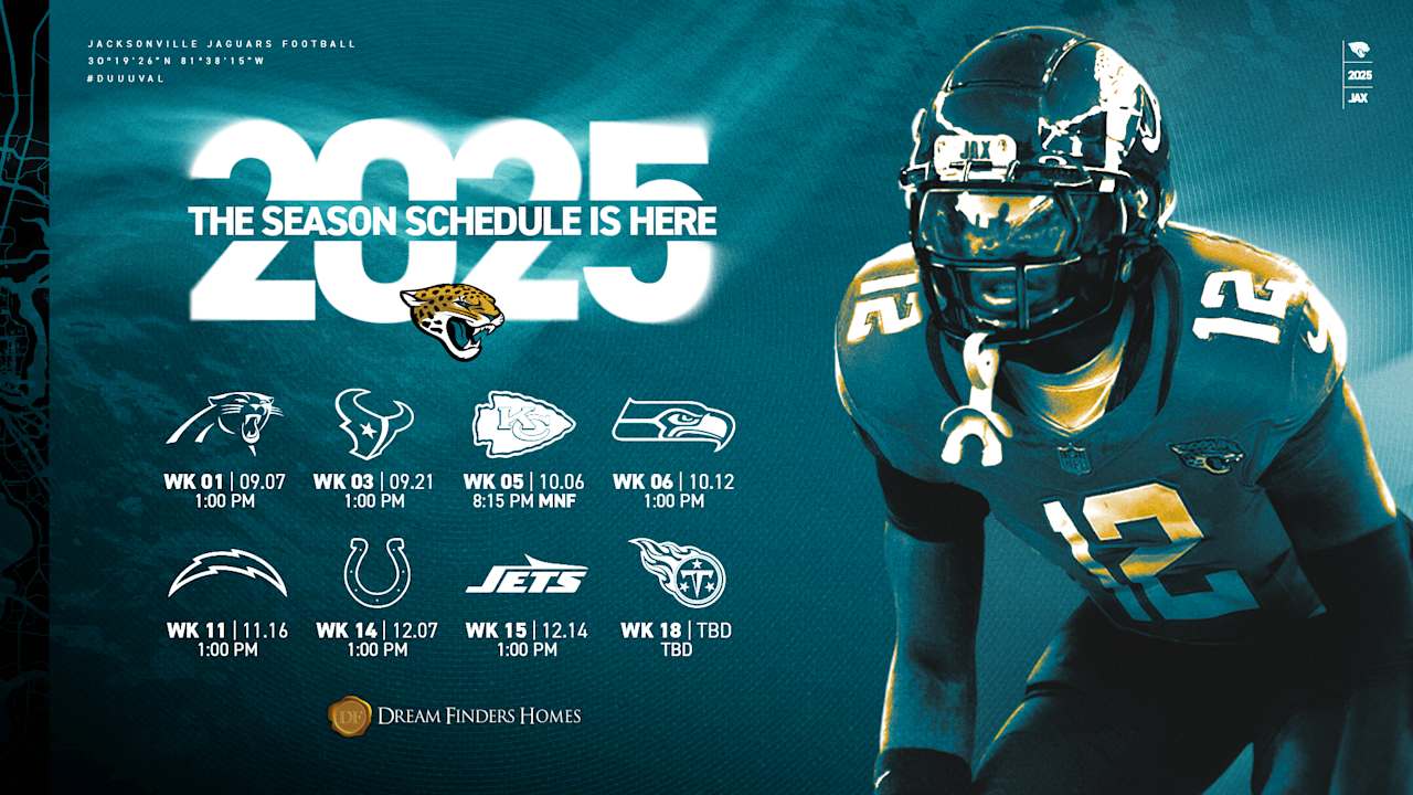 Jaguars 2025 Season Schedule