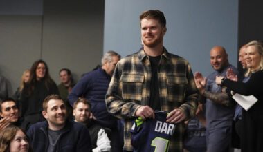 Seattle Seahawks Sam Darnold...