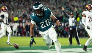 Can Eagles' Saquon Barkley rush for 2,000 yards again? Why history isn't in RB's favor