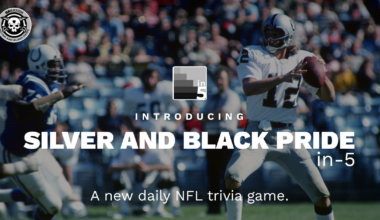 Your daily Raiders trivia game, Saturday edition