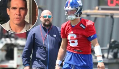 Joe Schoen dismisses idea Giants coaches pushed Jaxson Dart pick