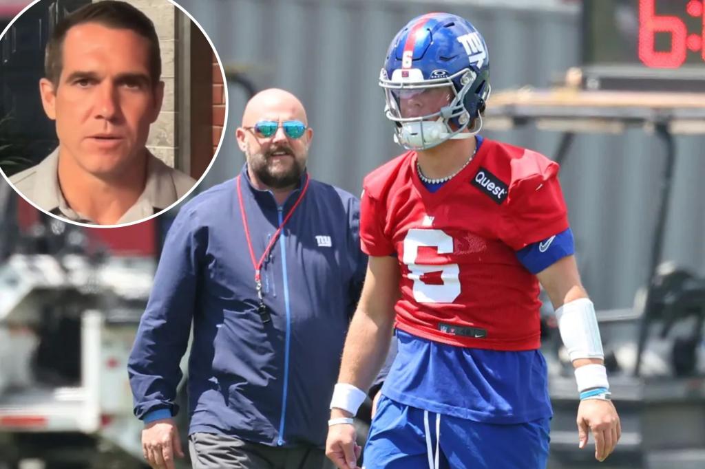 Joe Schoen dismisses idea Giants coaches pushed Jaxson Dart pick