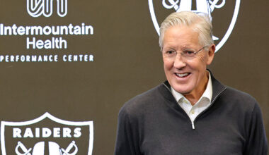 Pete Carroll Seattle Seahawks Las Vegas Raiders...