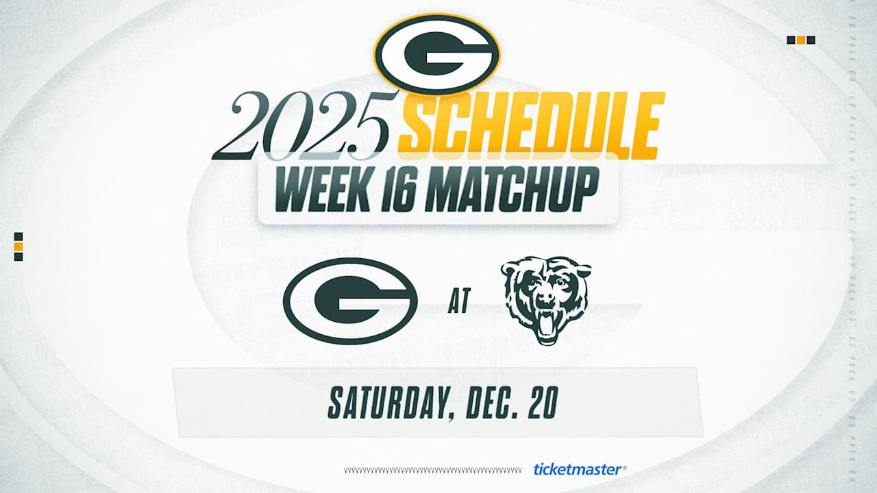 Packers to play at Chicago on Saturday, Dec. 20