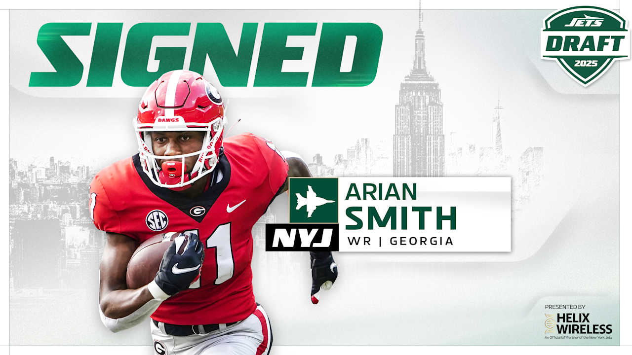 Jets Sign Georgia WR Arian Smith to Rookie Contract