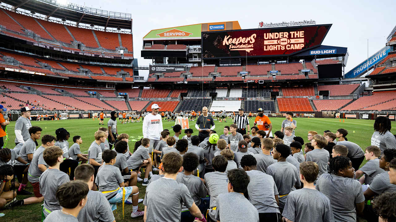 Browns host The Keepers Foundation ‘Under the Lights Camp’