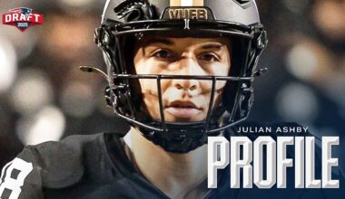 Patriots Can Expect a Locker Room Leader in Julian Ashby