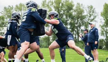 Grey Zabel Seattle Seahawks rookie minicamp...