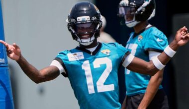 Jaguars won't have two-way rookie Travis Hunter practice on both sides during same OTA session