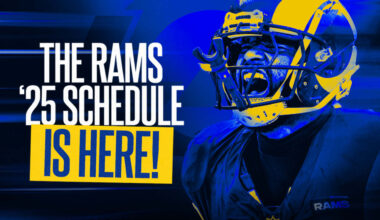Rams release official 2025 schedule