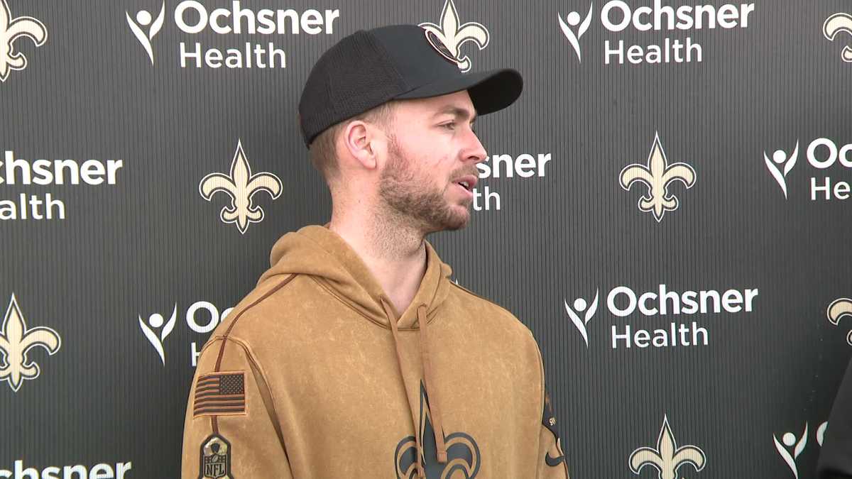 New Orleans Saints quarterback Jake Haener injured