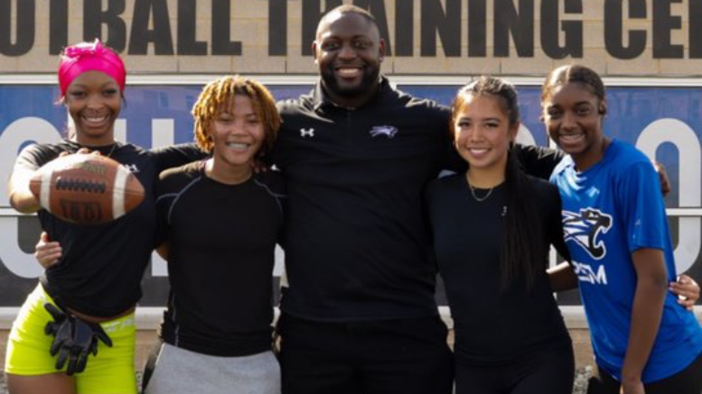 As Colts' 'Road to 100' push for girls flag football continues, T.J. Williams is building a success story at the University of Saint Francis in Fort Wayne